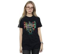 Aquaman Unite The Kingdoms Cotton Boyfriend T-Shirt DC Comics Black S