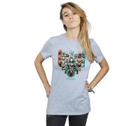 Dc Comics Aquaman Unite The Kingdoms Cotton Boyfriend T-Shirt In Grey Grey L