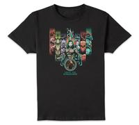 Dc Comics Aquaman Unite The Kingdoms Men's T-Shirt - Black Black XXL