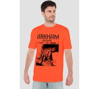 Batman Arkham Asylum Unisex T Shirt, Orange, S