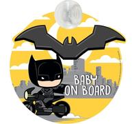 DC Comics Baby On Board Baby On Board Superhero Batman Car Safety Sign with Suction Cup Mount