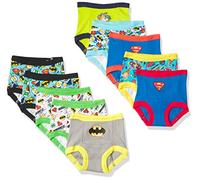 DC Comics Baby Toddler Potty Training Pants with Superman, Batman & Wonder Woman with Success Chart & Stickers Underwear, Jl Tb 10pk, 3 Years (Pack of 10)