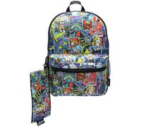 DC Comics Backpack And Pencil Case Set