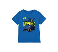 DC Comics Bam & Batman Kids T-Shirt, Royal in Blue | Size: 5-6 Years DC Comics Blue 5-6 Years