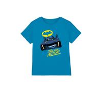 DC Comics Bam Time For Action Kids T-Shirt, Turquoise in Bright Blue | Size: 5-6 Years DC Comics Bright Blue 5-6 Years