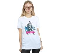 Dc Comics Batgirl Pose Cotton Boyfriend T-Shirt In White White