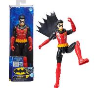 DC Comics Batman 12-inch Robin Action Figure RedBlack Suit, Kids Toys for Boy