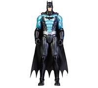 dc comics | Batman | 30 cm Scale Batman Figure with Blue Tech Armor and Original Decorations, Cape and 11 Points of Articulation - Toys for Boys and Girls from 3 Years