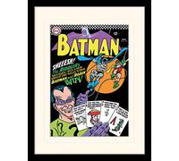 DC Comics Batman 30 X 40 cm "The Riddler" Mounted And Framed Print