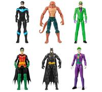 DC Comics, Batman 6-Pack | Batman, Robin, Nightwing, The Joker, The Riddler, Copperhead | 30-cm Action Figures, Kids’ Toys for Boys and Girls Ages 3 and Up