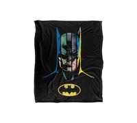 Dc Comics Batman 80 Years Many Faces Blanket 152 X 127 Cm In White White One Size