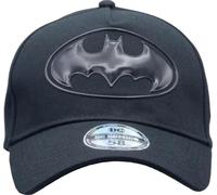 DC Comics Batman All Black Rubber Logo Baseball Cap