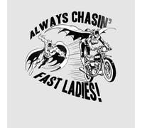 DC Comics Batman Always Chasin' T-Shirt in Grey - 5XL - Grey