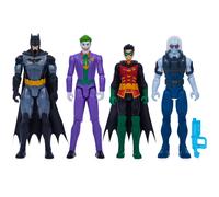 Dc comics, Batman and Robin vs The Joker and Mr Freeze, 12-inch Action Figures, Kids Toys for Boys and girls Ages 3 and Up