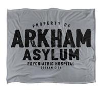 DC comics Batman Arkham Asylum Blanket Grey (91Cm X 147Cm)