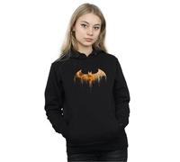 Dc Comics Batman Arkham Knight Halloween Moon Logo Fill Hoodie In Black Black XXL