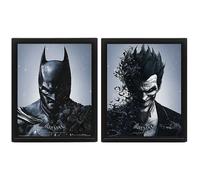 Pyramid International Poster DC Batman Arkham Origins - 3D Flip Framed 10x8in Multi-Colour