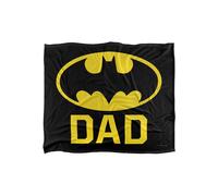 Dc Comics Batman Bat Dad Blanket 152 X 127 Cm In White White