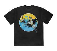Batman Bat Leap Logo T Shirt DC Comics Black S