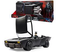 DC Comics, Batman Batmobile Age 3+ with 30-cm Batman Figure, The Batman Movie Collectible, Kids’ Toys for Boys and Girls Aged 4 and up