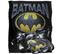 DC comics Batman Batmobile Logo Blanket Multicoloured (One Size)