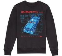 Dc Comics Batman Batmobile Sweatshirt - Black Black S