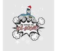 DC Comics Batman Be Good Women's Christmas T-Shirt in Grey - 4XL - Grey