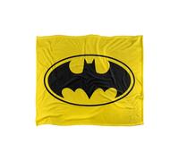 Dc Comics Batman Black Bat Blanket 152 X 127 Cm In White White