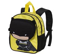 DC Comics Batman Bobblehead-Pocket Backpack, Yellow, 10 x 22 x 28 cm, Capacity 6 L