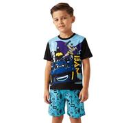 DC Comics Batman Boys Pyjamas | Batman Short PJs Set | Cotton Nightwear | Kids Superhero Sleepwear | Ages 2-3 to 7-8 Years (6-7) Black