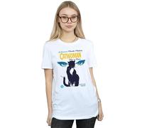 Batman Catwoman When In Rome Cotton Boyfriend T-Shirt DC Comics White XXXL