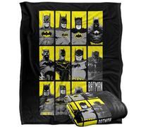 DC comics Batman Character Montage 80Th Blanket Multicoloured (One Size)