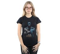 Dc Comics Batman Close Up Cotton T-Shirt In Black Black XXL