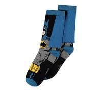 DC COMICS Batman Dark Knight with Cape Novelty Socks, 1 Pack, Unisex, Multi-colo