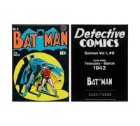 Batman Detective Comics #9 Metal Collectible Ingot | Limited Edition DC Comics Memorabilia | Embossed Vintage Comic Cover with Enamel Detailing | Officially Licensed Batman Fan Gift (5,000 Worldwide)