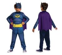 DC Comics Batman Dress Up by Disguise, Official DC Comics License Fancy Dress Costume for Boys, Includes the Dark Knight's Iconic Cape and Mask, For 3-4 & 4-6 Years