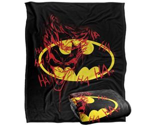 DC comics Batman Graffiti The Joker Blanket Multicoloured (One Size)