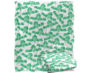 DC comics Batman Hahaha The Joker Blanket Multicoloured (One Size)