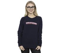 Dc Comics Batman Harley Quinn Logo Sweatshirt In Navy Navy XL