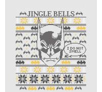 DC Comics Batman I Do Not Smell Men's Christmas T-Shirt in Grey - S