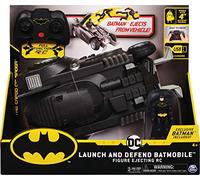 DC Comics BATMAN Launch and Defend Batmobile Remote Control Vehicle with Exclusive 10 cm Action Figure