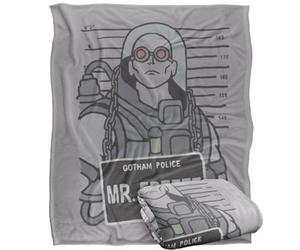DC comics Batman Line Up Mr Freeze Blanket Multicoloured (One Size)