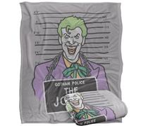 DC comics Batman Line Up The Joker Blanket Multicoloured (One Size)