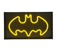 DC Comics Batman Logo Acrylic Light Up Neon Sign for Wall or Table, 9"W x 5"H x 1.8"D