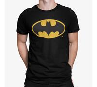DC Comics Batman Logo Classic Symbol Official Men's T-shirt Superhero Comic Tee