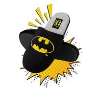 DC Comics Batman Men's Slippers - Funny House Shoes & Socks 7-11.5