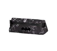 DC Comics Batman Neon-Triangle Pencil Case, Black, 21 x 8 cm