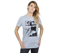 Dc Comics Batman No. 1 Mono Cotton Boyfriend T-Shirt In Grey Grey M