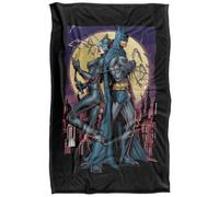 DC comics Batman Paint The Town Soft Touch Blanket Multicoloured (147Cm X 91Cm)