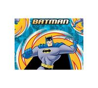 DC comics Batman Plastic Printed Tablecloth Yellow/blue (One Size)